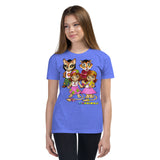 T-Shirt - Kids Fitted - KidzAnimals Girls 3 - AVAILABLE IN 9 COLORS