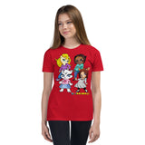 T-Shirt - Kids Fitted - KidzAnimals Girls 1 - AVAILABLE IN 9 COLORS