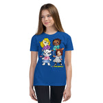 T-Shirt - Kids Fitted - KidzAnimals Girls 1 - AVAILABLE IN 9 COLORS