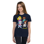 T-Shirt - Kids Fitted - KidzAnimals Girls 1 - AVAILABLE IN 9 COLORS