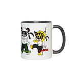 Mug - Kung Fu Boys with Parker, Charlie, Pandish and Cooper - BLACK Accent Color
