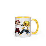 Mug - Kung Fu Boys with Little Leo, Wolfie, Dusty, Rusty and Lucas - YELLOW Accent Color