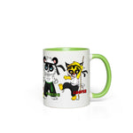 Mug - Kung Fu Boys with Parker, Charlie, Pandish and Cooper - GREEN Accent Color