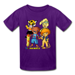 Kids T-Shirt - Fruit of the Loom - Kidz Boys 3 - MANY COLORS - purple
