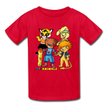Kids T-Shirt - Fruit of the Loom - Kidz Boys 3 - MANY COLORS - red