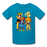 Kids T-Shirt - Fruit of the Loom - Kidz Boys 3 - MANY COLORS - turquoise
