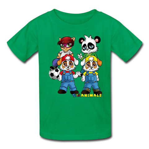 Kids T-Shirt - Fruit of the Loom - Kidz Boys 1 - MANY COLORS - kelly green
