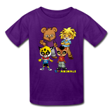 Kids T-Shirt - Fruit of the Loom - Kidz Boys 2 - MANY COLORS - purple