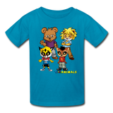 Kids T-Shirt - Fruit of the Loom - Kidz Boys 2 - MANY COLORS - turquoise