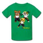 Kids T-Shirt - Fruit of the Loom - Kung Fu Boys 1 MANY COLORS - kelly green