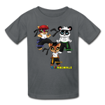 Kids T-Shirt - Fruit of the Loom - Kung Fu Boys 4 MANY COLORS - charcoal
