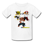 Kids T-Shirt - Fruit of the Loom - Kung Fu Boys 2 MANY COLORS - white