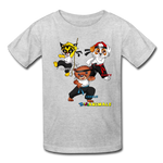 Kids T-Shirt - Fruit of the Loom - Kung Fu Boys 2 MANY COLORS - heather gray