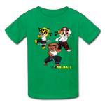 Kids T-Shirt - Fruit of the Loom - Kung Fu Boys 2 MANY COLORS - kelly green