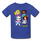 Kids T-Shirt - Fruit of the Loom - Kidz Girls 1 MANY COLORS - royal blue