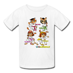 Kids T-Shirt - Fruit of the Loom - Karate Girls 3 MANY COLORS - white