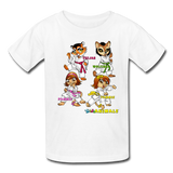 Kids T-Shirt - Fruit of the Loom - Karate Girls 3 MANY COLORS - white