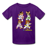 Kids T-Shirt - Fruit of the Loom - Karate Girls 3 MANY COLORS - purple
