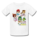 Kids T-Shirt - Fruit of the Loom - Karate Girls 2 MANY COLORS - white