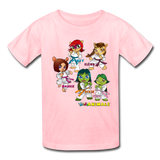 Kids T-Shirt - Fruit of the Loom - Karate Girls 2 MANY COLORS - pink