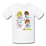 Kids T-Shirt - Fruit of the Loom - Karate Girls 1 MANY COLORS - white