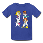 Kids T-Shirt - Fruit of the Loom - Karate Girls 1 MANY COLORS - royal blue