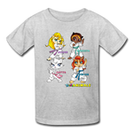 Kids T-Shirt - Fruit of the Loom - Karate Girls 1 MANY COLORS - heather gray