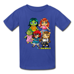 Kids T-Shirt - Fruit of the Loom - Kidz Girls 2 MANY COLORS - royal blue