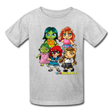 Kids T-Shirt - Fruit of the Loom - Kidz Girls 2 MANY COLORS - heather gray