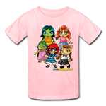 Kids T-Shirt - Fruit of the Loom - Kidz Girls 2 MANY COLORS - pink