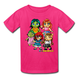 Kids T-Shirt - Fruit of the Loom - Kidz Girls 2 MANY COLORS - fuchsia