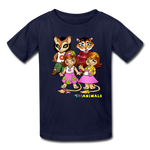 Kids T-Shirt - Fruit of the Loom - Kidz Girls 3 MANY COLORS - navy