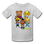 Kids T-Shirt - Fruit of the Loom - Kidz Boys 4 - MANY COLORS - heather gray