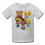 Kids T-Shirt - Fruit of the Loom - Kidz Boys 4 - MANY COLORS - heather gray