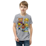 T-Shirt - Kids Fitted - KidzAnimals Boys 4 - AVAILABLE IN 8 COLORS